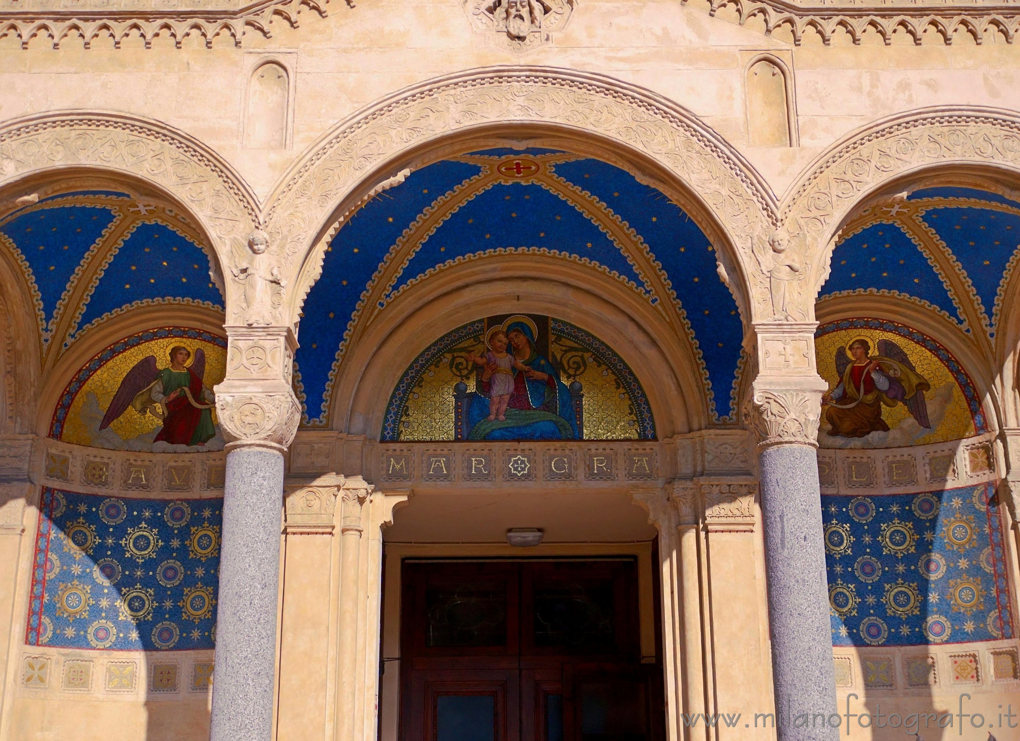 Milan (Italy) - Entrance of Sant Eufemia